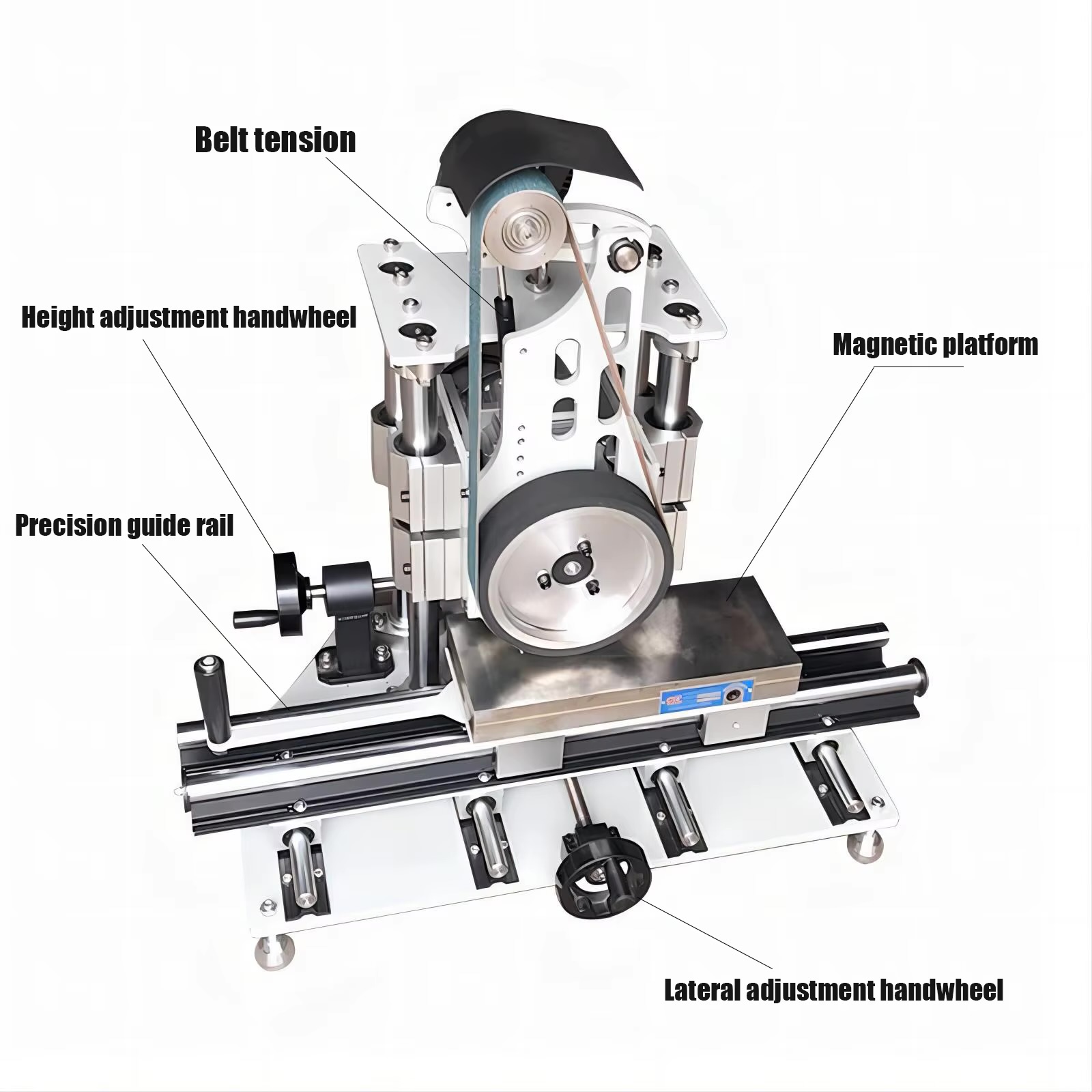 Rettifica a Nastro Manuale Heavy Duty (2" x 48" / 1200x50 mm) - immagine 3
